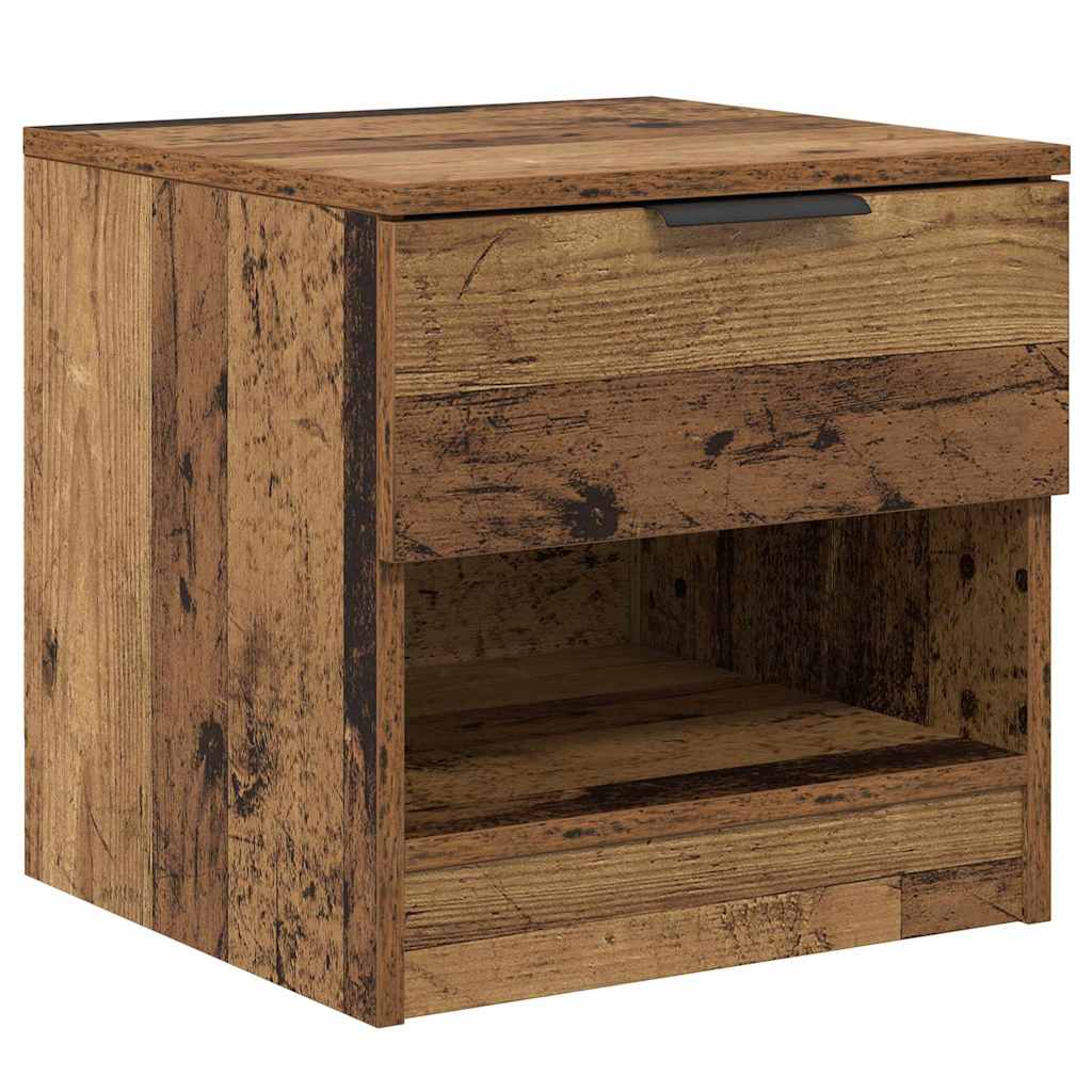 Bed Cabinet 2 pcs Old wood 40 x 39 x 40 cm Engineered wood